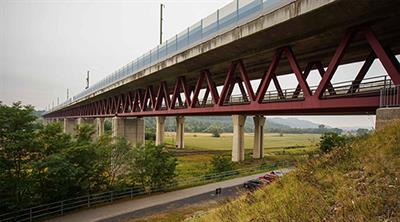 Experimental Determination of the Longitudinal Pier Stiffness of a Long Railway Viaduct